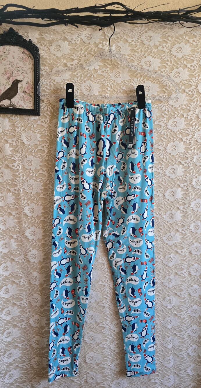 Christmas Penguin Leggings - Buskins - butter leggings - Holiday Leggings